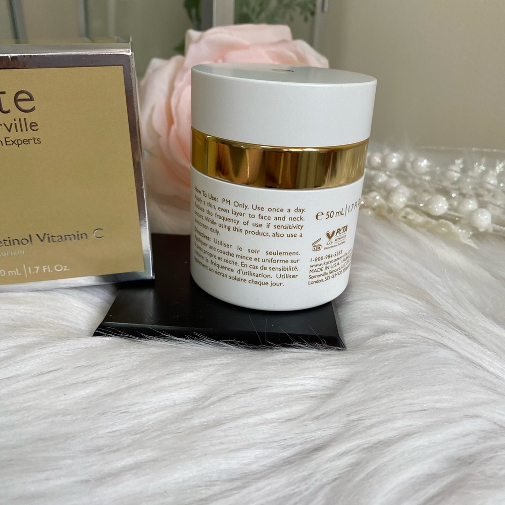 Kate Somerville Retinol Vitamin C Moisturizer Anti Aging Overnight Cream🤎NEW - Picture 6 of 12